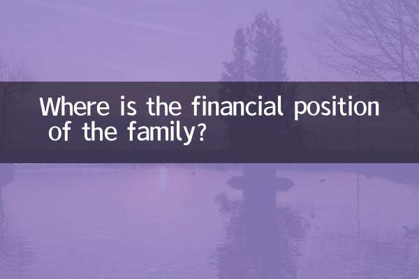 परिवार की आर्थिक स्थिति कहां है?