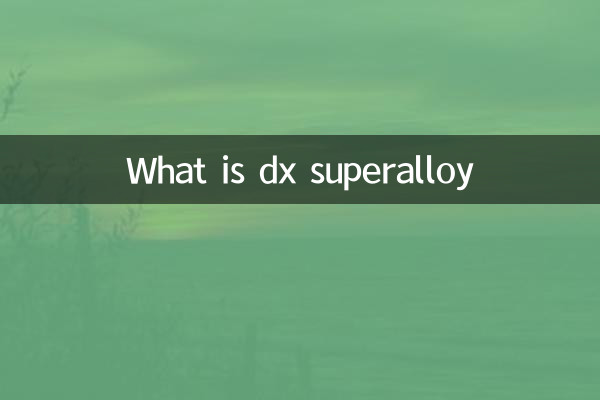 What is dx superalloy