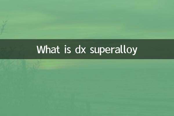 What is dx superalloy