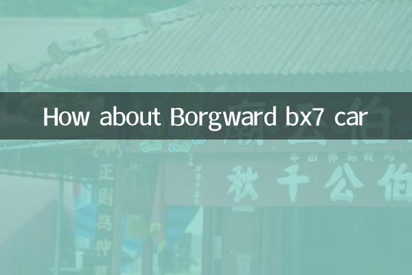 How about Borgward bx7 car