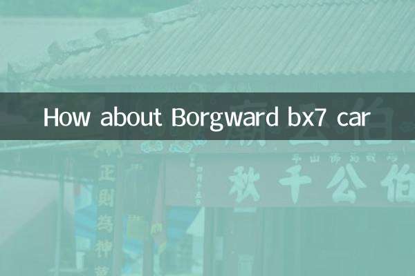 How about Borgward bx7 car