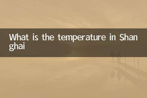 What is the temperature in Shanghai