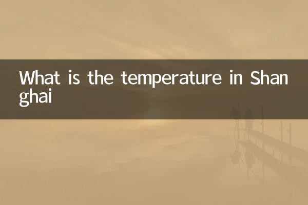 What is the temperature in Shanghai