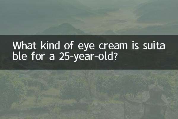 What kind of eye cream is suitable for a 25-year-old?