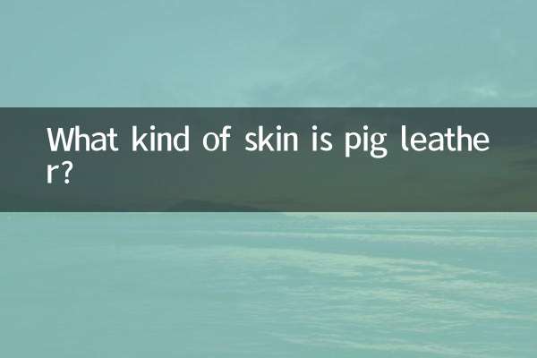 শুকরের চামড়া কি ধরনের চামড়া?