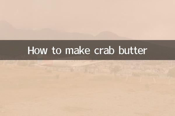 Как приготовить крабовое масло