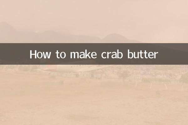 Как приготовить крабовое масло