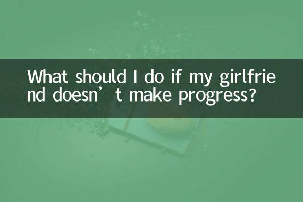 Что мне делать, если моя девушка не добивается прогресса?