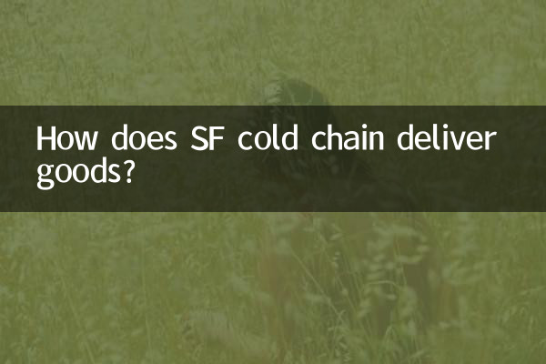 How does SF cold chain deliver goods?