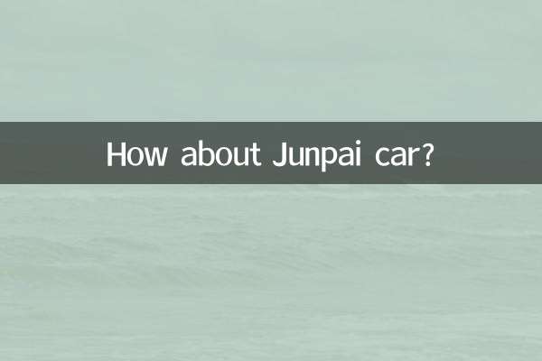 जुनपई कार के बारे में क्या ख्याल है?