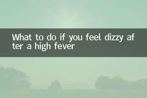 O que fazer se você sentir tontura após febre alta