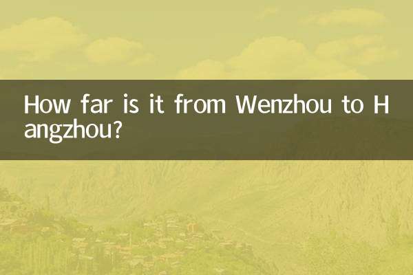 वानजाउ से हांगझू कितनी दूर है?