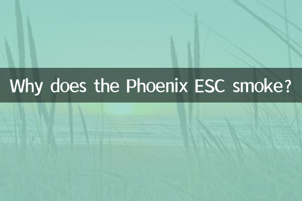 چرا Phoenix ESC دود می کند؟