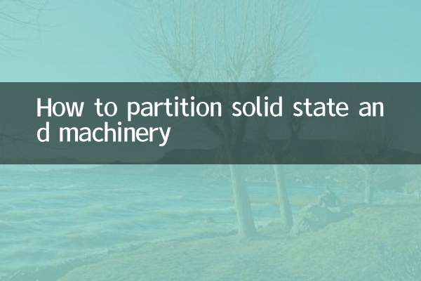 Como particionar estado sólido e máquinas