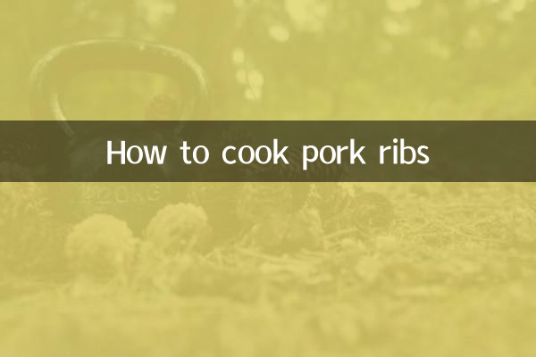 Como cozinhar costela de porco