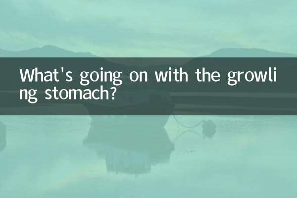 Que se passe-t-il avec l'estomac qui grogne ?