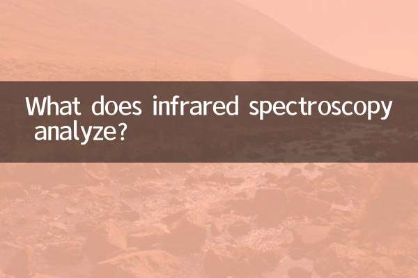 ماذا يحلل التحليل الطيفي بالأشعة تحت الحمراء؟
