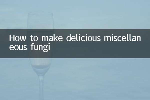 Wie man köstliche verschiedene Pilze herstellt