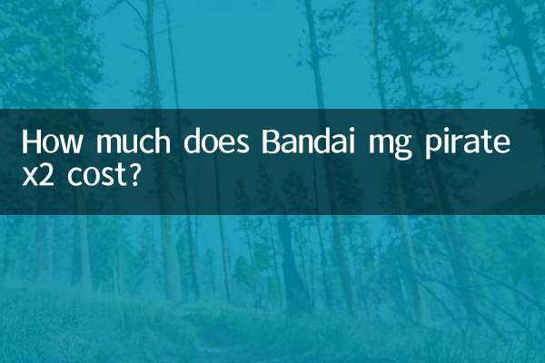 How much does Bandai mg pirate x2 cost?