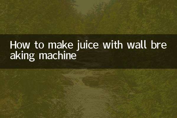 Cómo hacer jugo con una máquina rompe paredes.