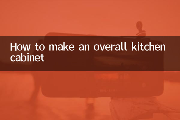 Comment faire une armoire de cuisine globale