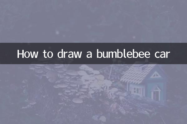 How to draw a bumblebee car
