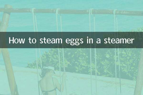 How to steam eggs in a steamer
