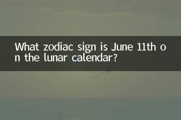 旧暦の6月11日は何座ですか?