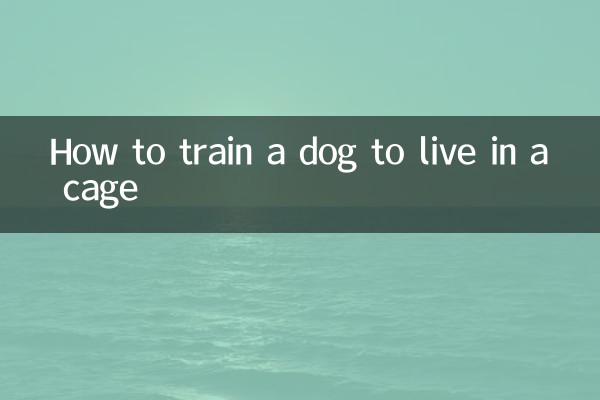 Wie man einem Hund beibringt, in einem Käfig zu leben