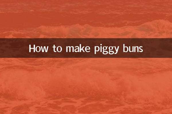Como fazer pãezinhos de porquinho