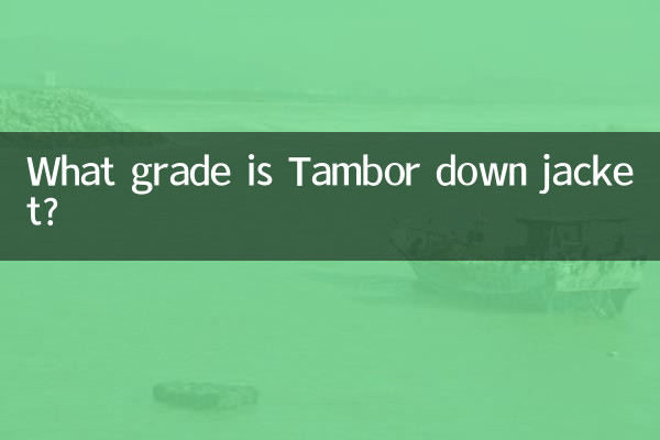 Qual é a nota da jaqueta Tambor?