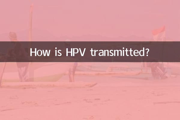 Como o HPV é transmitido?