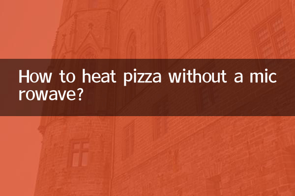 Como aquecer pizza sem micro-ondas?