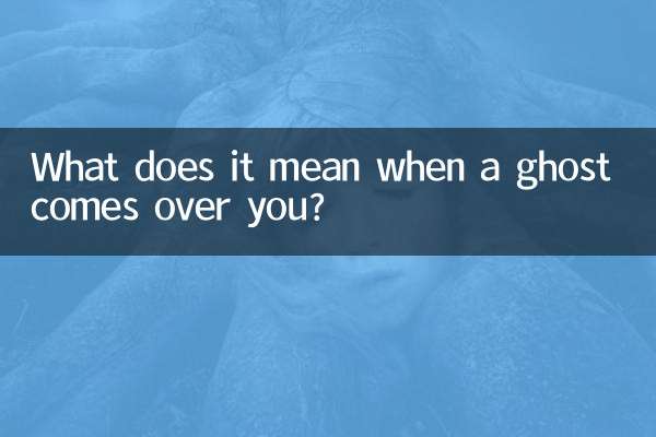 O que significa quando um fantasma vem até você?