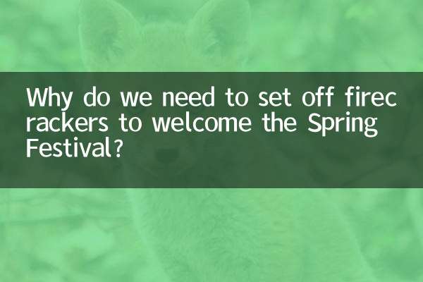 Почему нам нужно запускать петарды, чтобы приветствовать Праздник Весны?