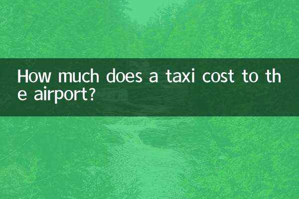 Combien coûte un taxi pour l'aéroport ?