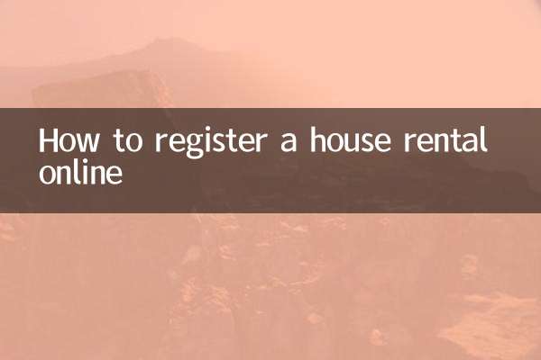 How to register a house rental online