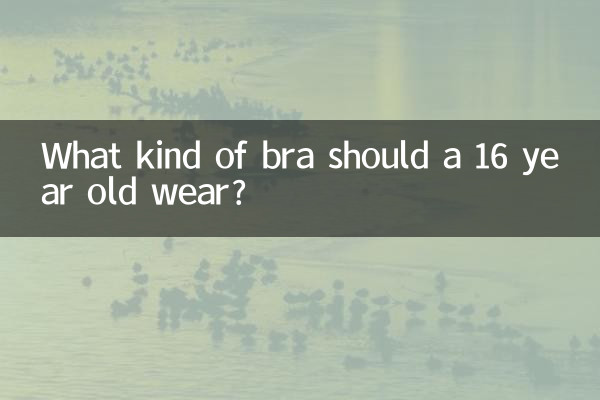 Quel type de soutien-gorge doit porter une jeune de 16 ans ?