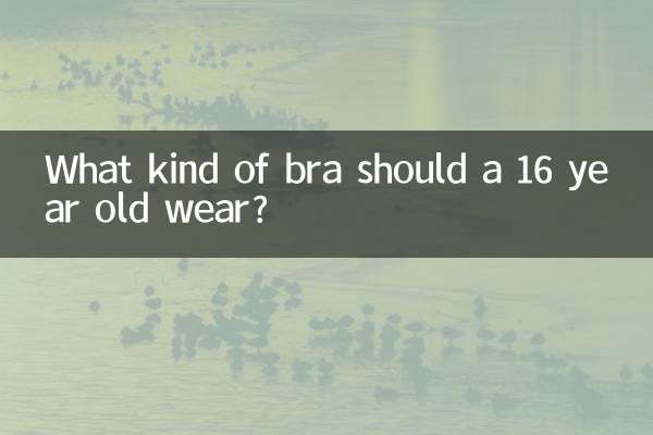 Quel type de soutien-gorge doit porter une jeune de 16 ans ?