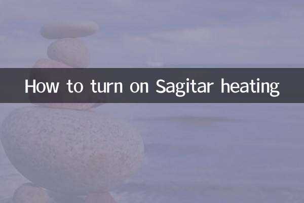 So schalten Sie die Sagitar-Heizung ein