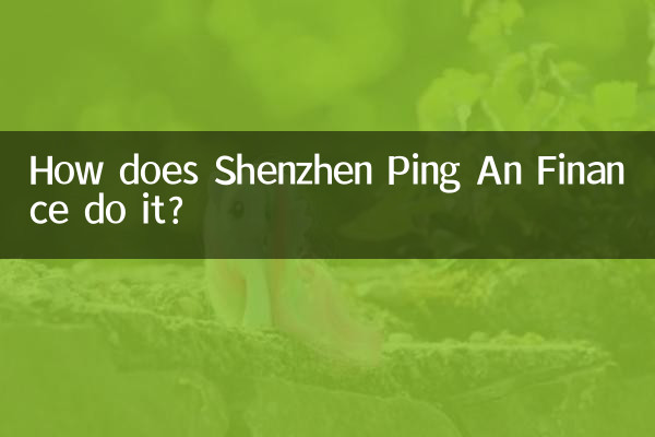 Как это делает Shenzhen Ping An Finance?