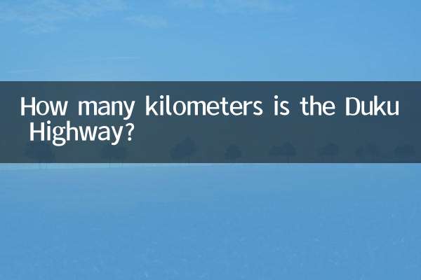 How many kilometers is the Duku Highway?
