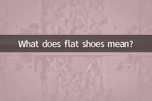 फ़्लैट जूते का क्या मतलब है?