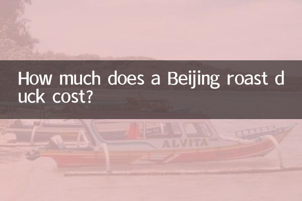 ¿Cuánto cuesta un pato asado a Beijing?