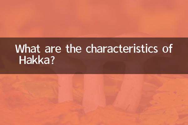 Quelles sont les caractéristiques du Hakka ?