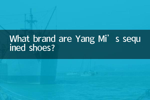 楊冪亮片鞋是什麼牌子