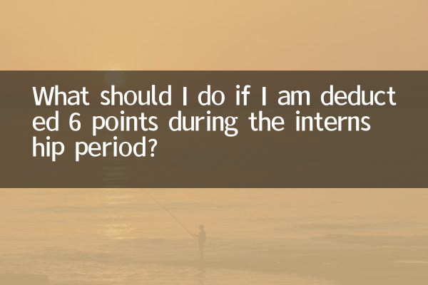Was muss ich tun, wenn mir während der Praktikumszeit 6 Punkte abgezogen werden?