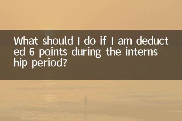 Was muss ich tun, wenn mir während der Praktikumszeit 6 Punkte abgezogen werden?