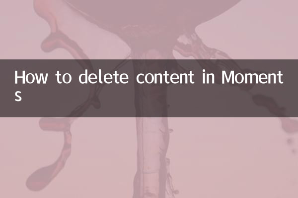 How to delete content in Moments