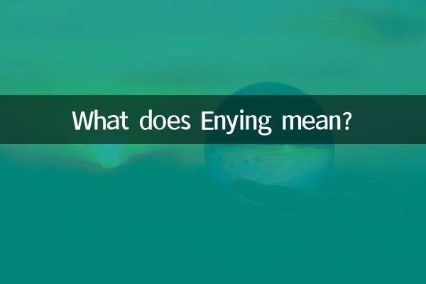 O que significa Enying?
